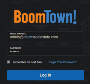 New BoomTown User Counts Agent Portal